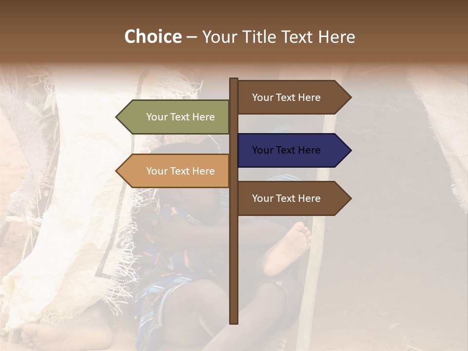 African Dirty Poverty PowerPoint Template