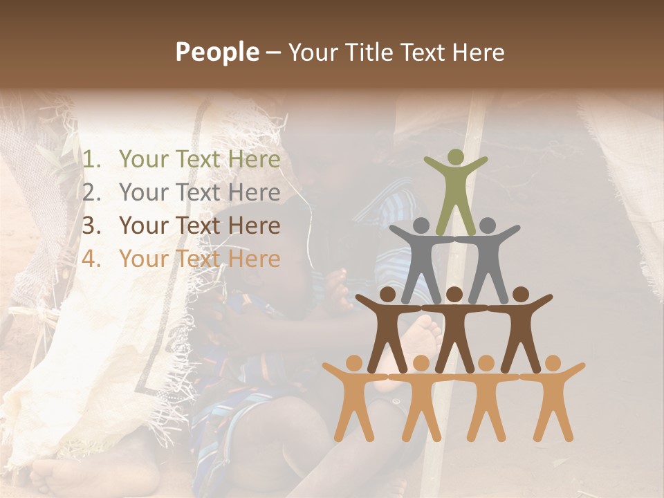 African Dirty Poverty PowerPoint Template