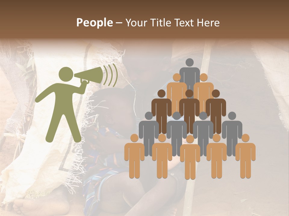 African Dirty Poverty PowerPoint Template