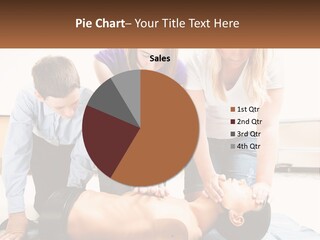 Chest Compression Teenagers Children PowerPoint Template