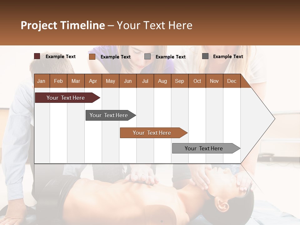 Chest Compression Teenagers Children PowerPoint Template