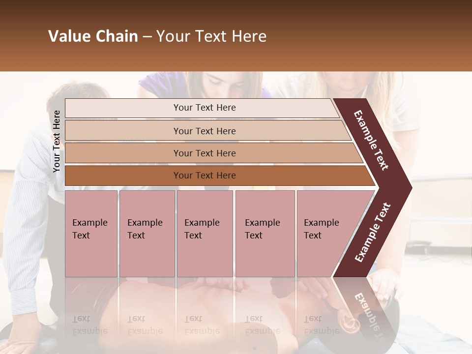 Chest Compression Teenagers Children PowerPoint Template