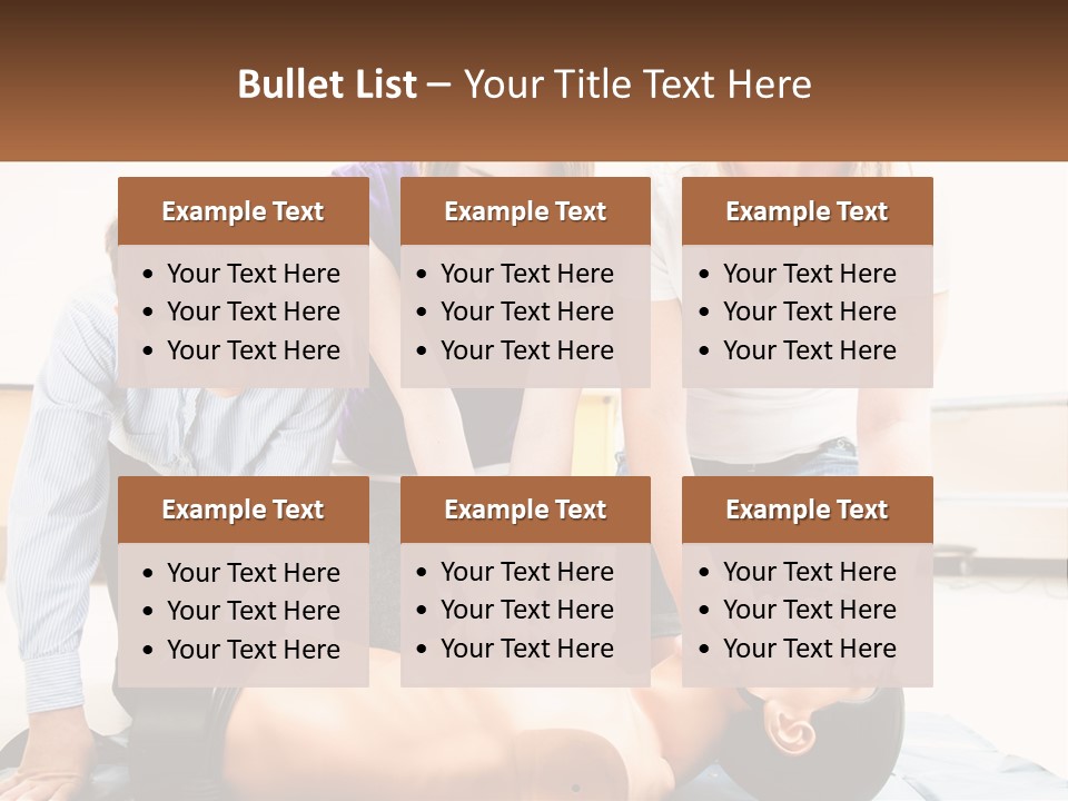 Chest Compression Teenagers Children PowerPoint Template