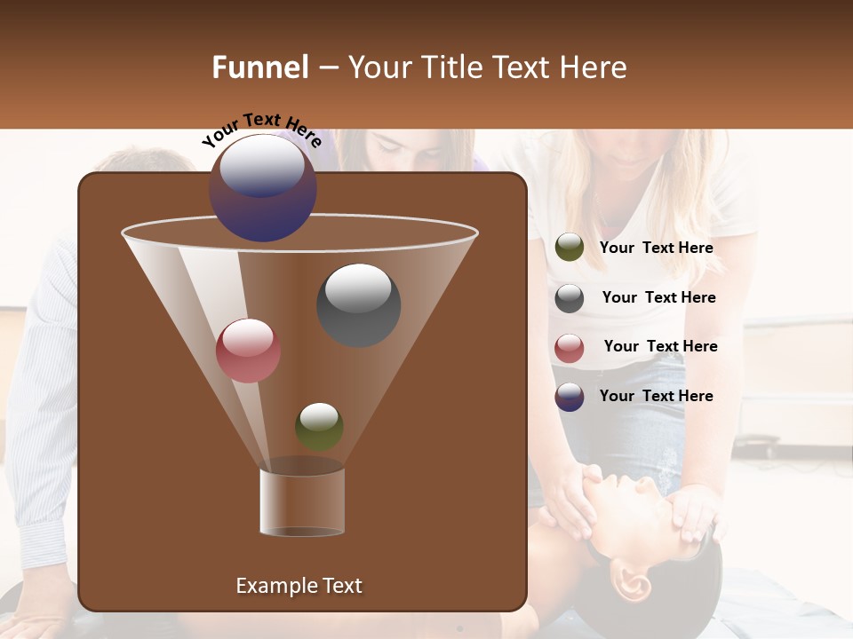 Chest Compression Teenagers Children PowerPoint Template