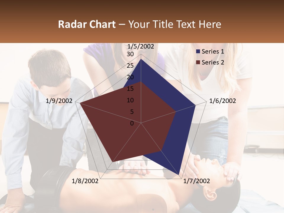 Chest Compression Teenagers Children PowerPoint Template