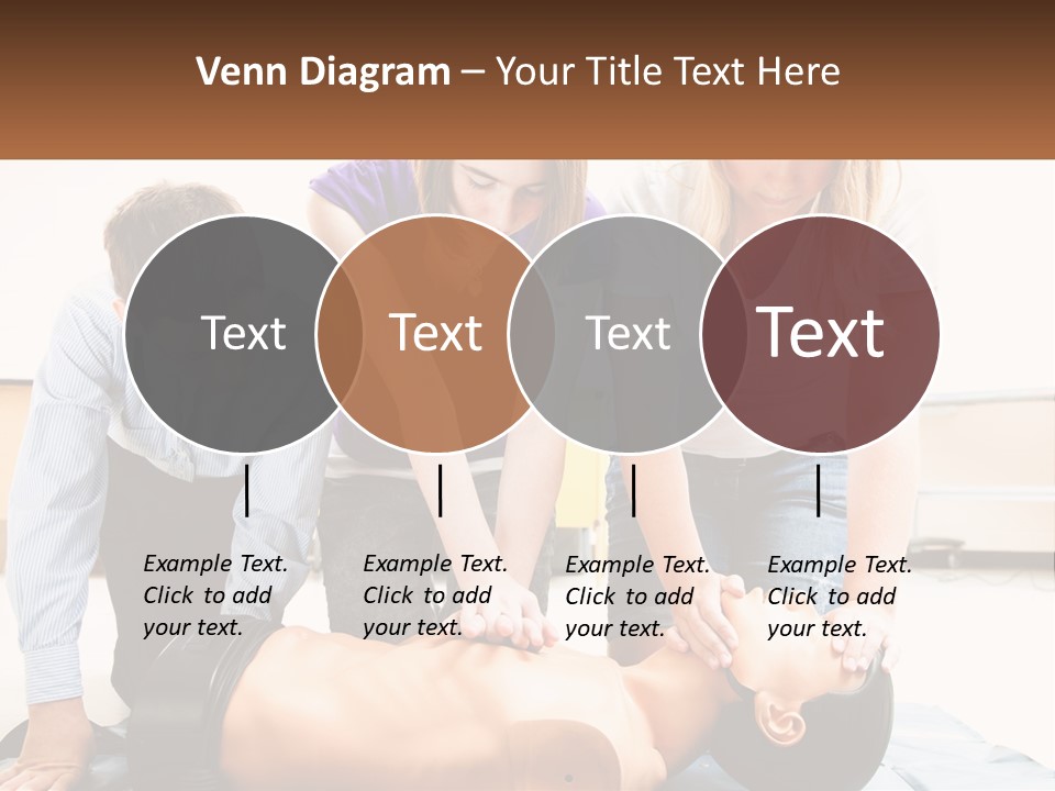 Chest Compression Teenagers Children PowerPoint Template