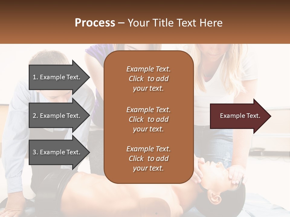 Chest Compression Teenagers Children PowerPoint Template