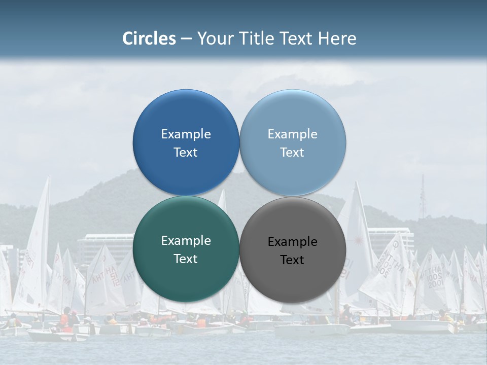 Ocean Sport Boat PowerPoint Template