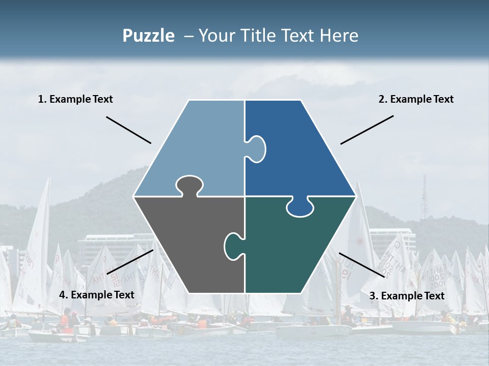 Ocean Sport Boat PowerPoint Template