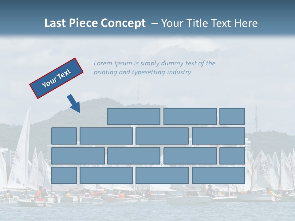 Ocean Sport Boat PowerPoint Template
