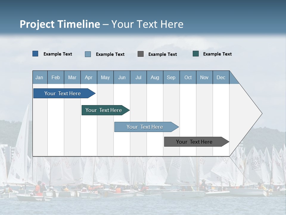 Ocean Sport Boat PowerPoint Template