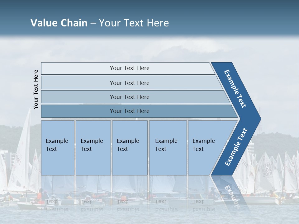 Ocean Sport Boat PowerPoint Template
