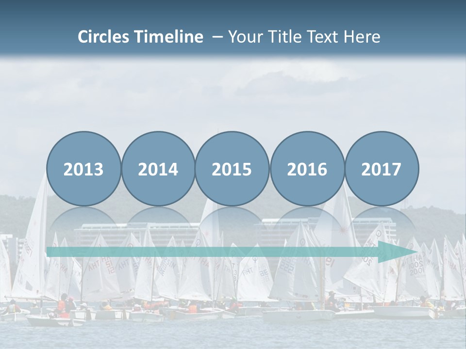 Ocean Sport Boat PowerPoint Template