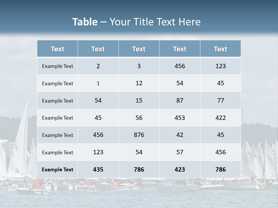 Ocean Sport Boat PowerPoint Template