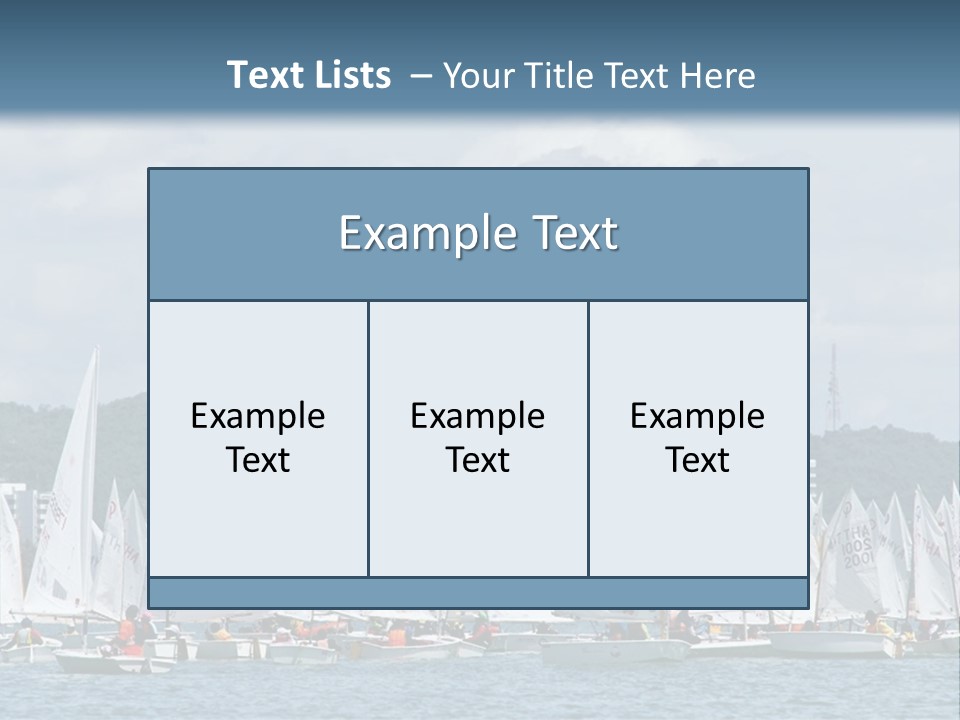 Ocean Sport Boat PowerPoint Template