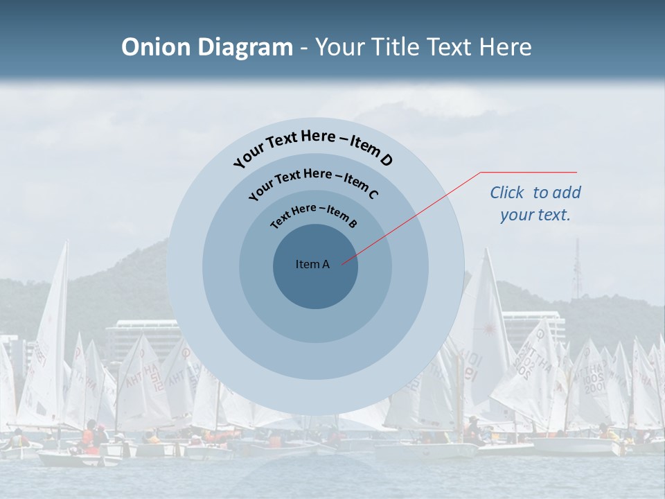 Ocean Sport Boat PowerPoint Template