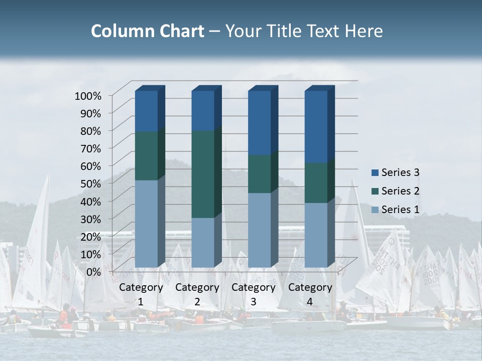 Ocean Sport Boat PowerPoint Template