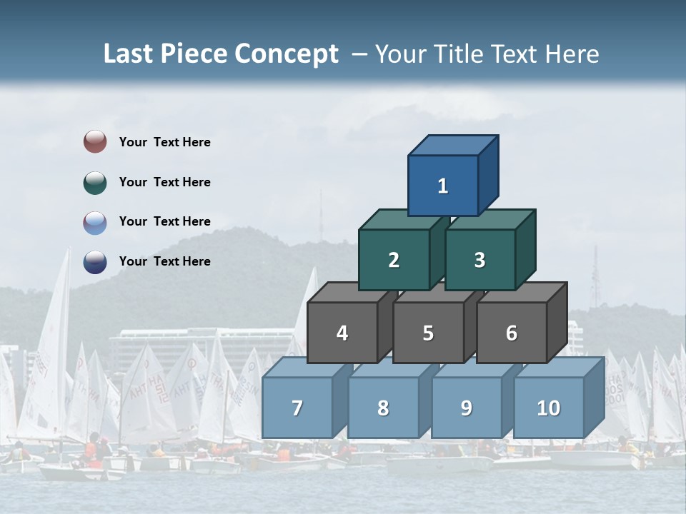 Ocean Sport Boat PowerPoint Template