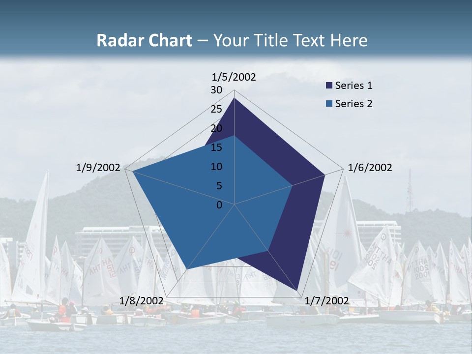 Ocean Sport Boat PowerPoint Template