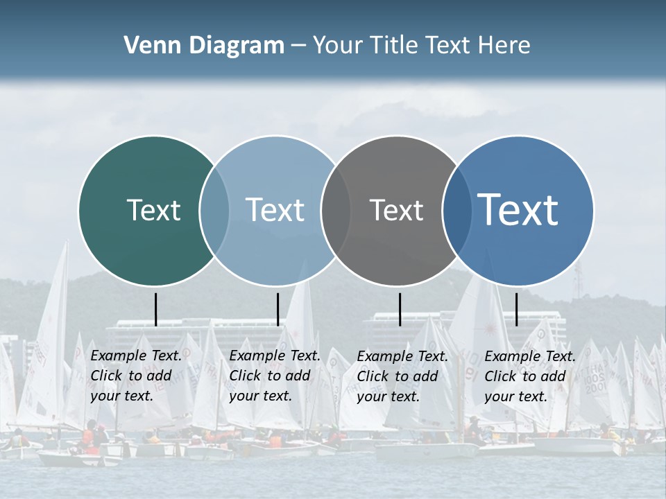 Ocean Sport Boat PowerPoint Template