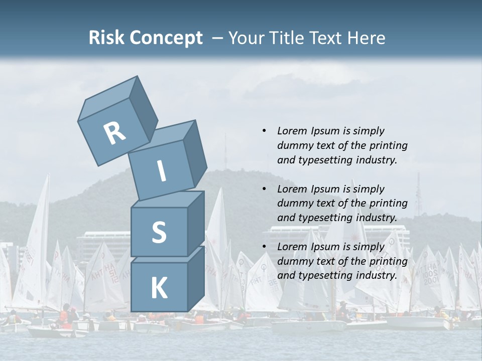 Ocean Sport Boat PowerPoint Template