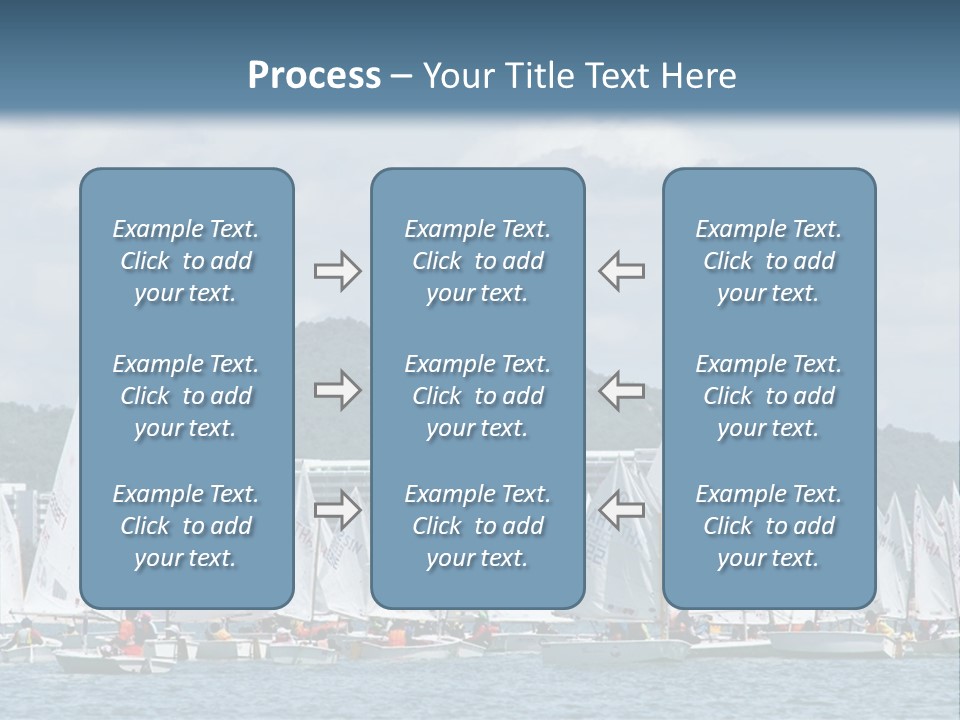 Ocean Sport Boat PowerPoint Template