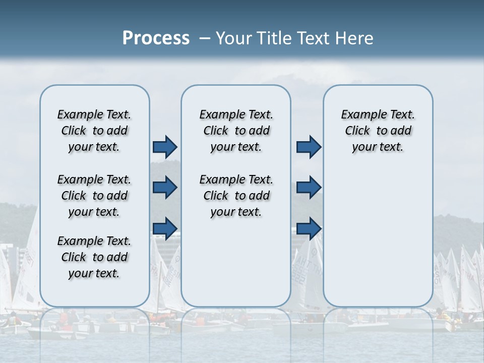 Ocean Sport Boat PowerPoint Template