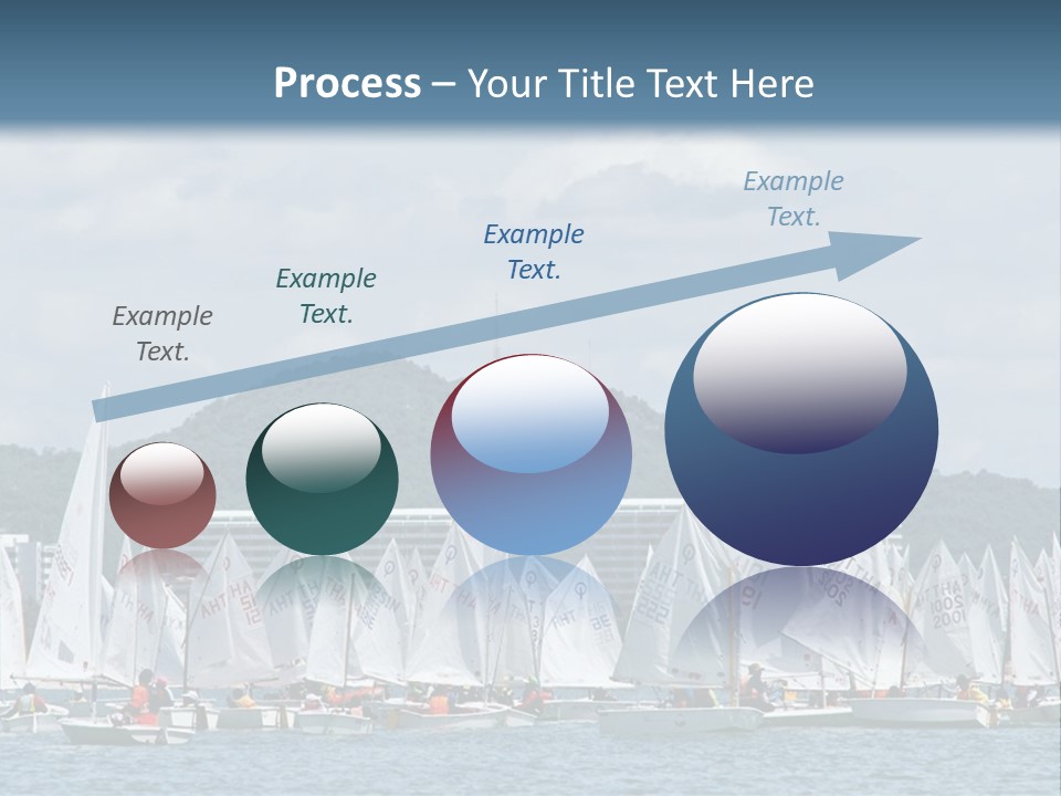 Ocean Sport Boat PowerPoint Template