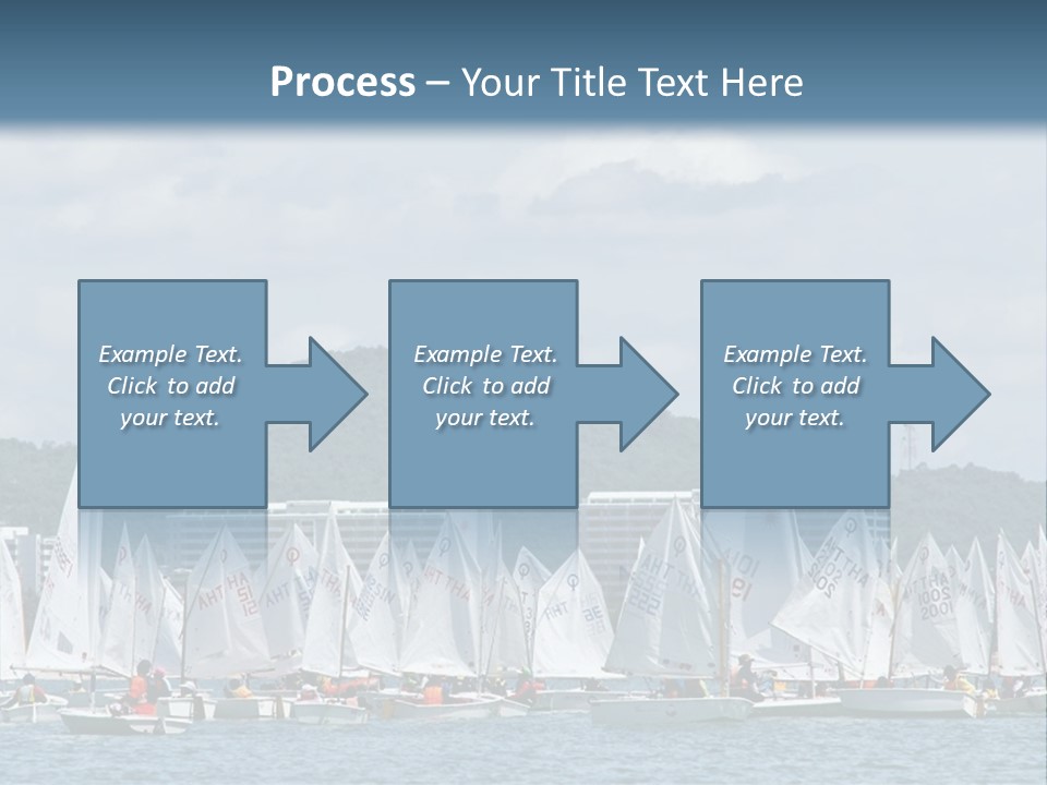 Ocean Sport Boat PowerPoint Template
