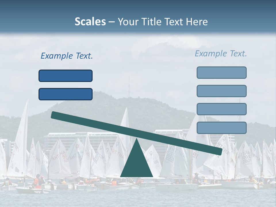 Ocean Sport Boat PowerPoint Template