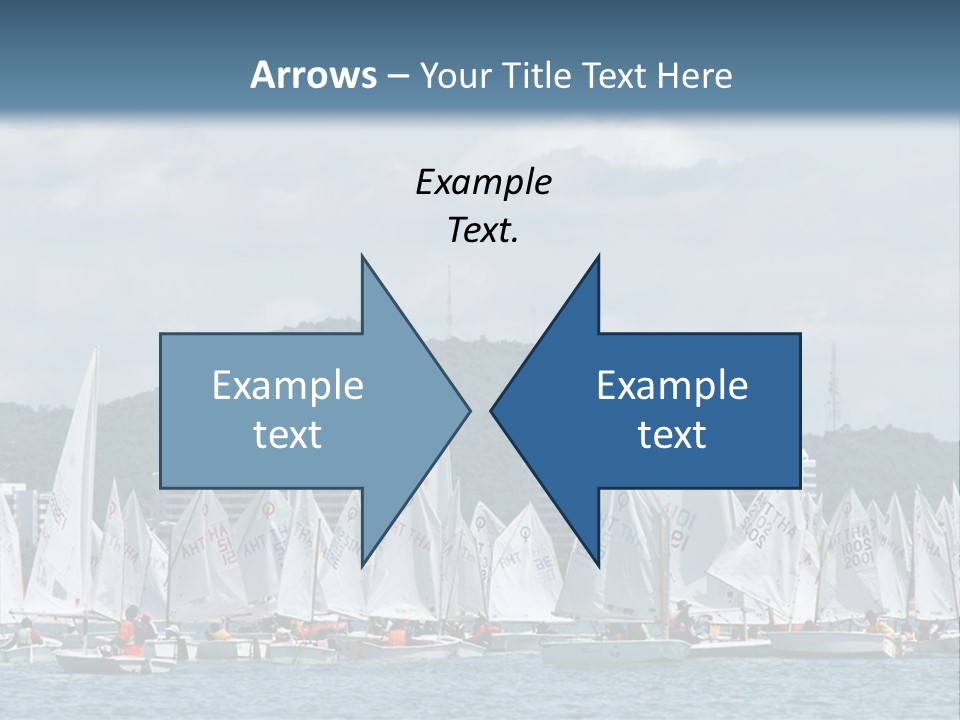 Ocean Sport Boat PowerPoint Template