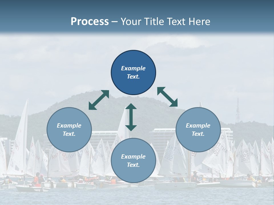 Ocean Sport Boat PowerPoint Template