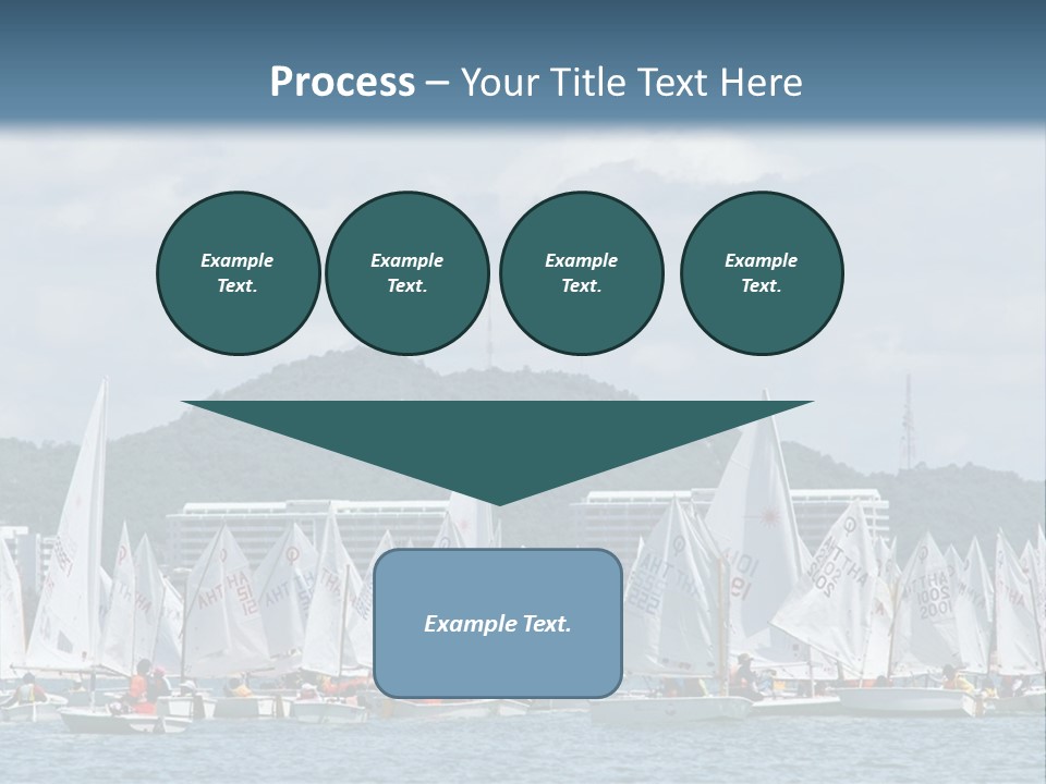 Ocean Sport Boat PowerPoint Template