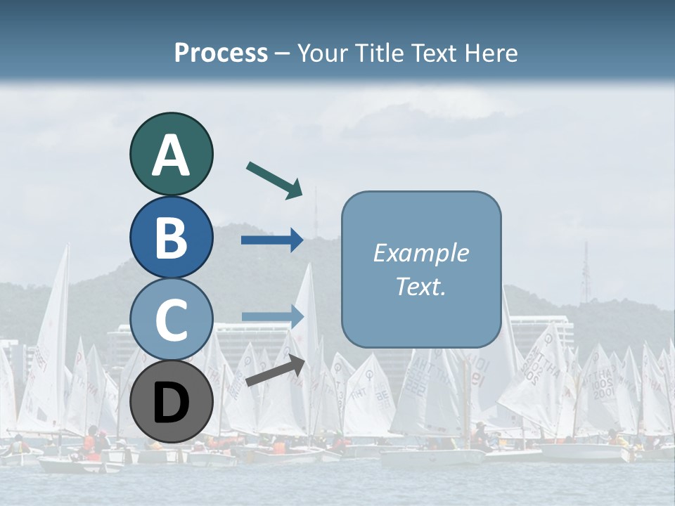 Ocean Sport Boat PowerPoint Template