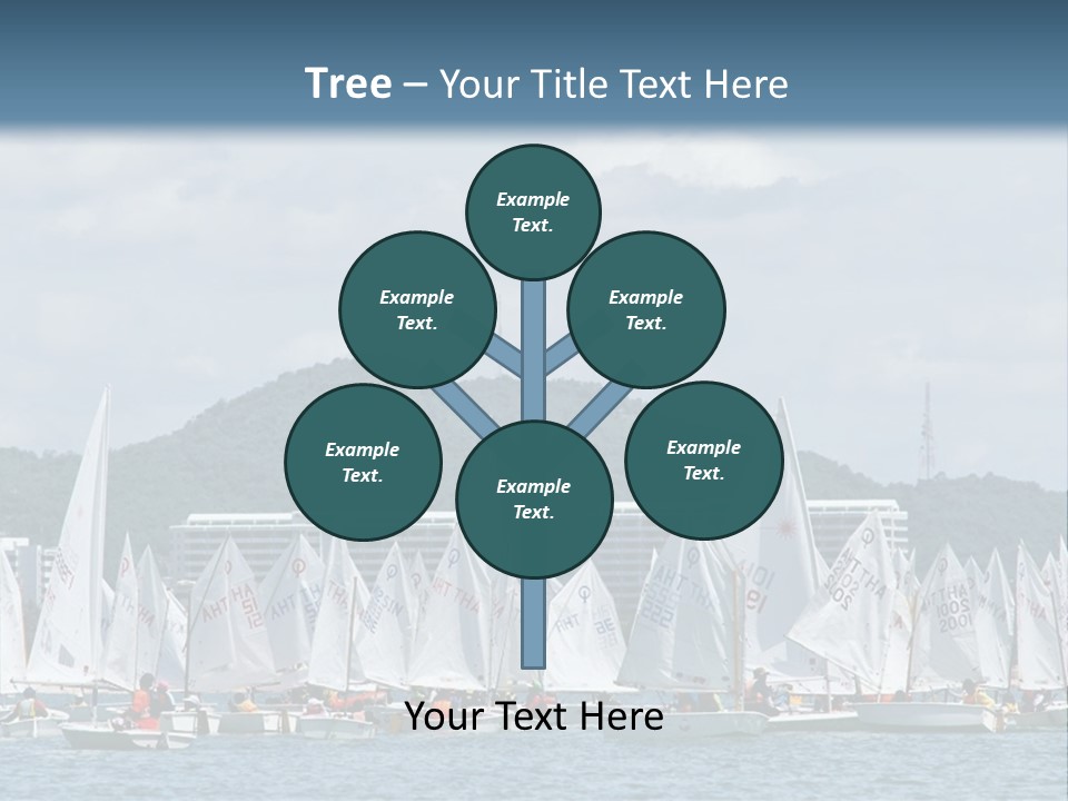 Ocean Sport Boat PowerPoint Template