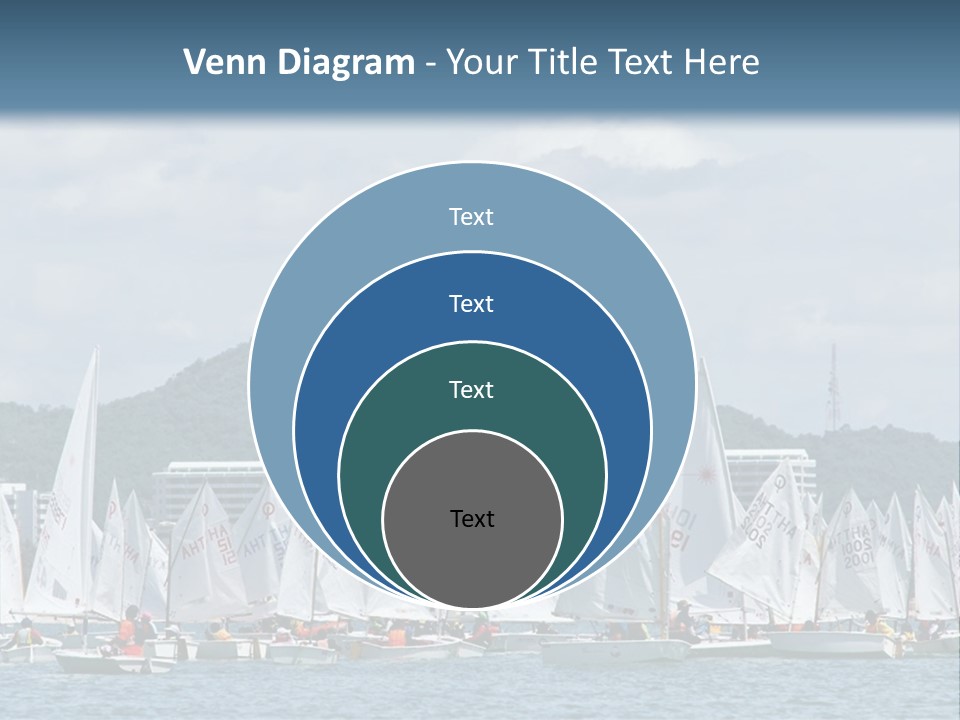 Ocean Sport Boat PowerPoint Template