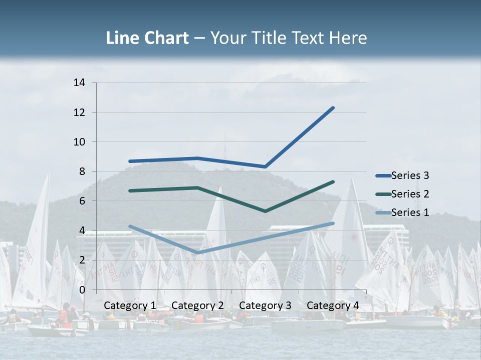 Ocean Sport Boat PowerPoint Template