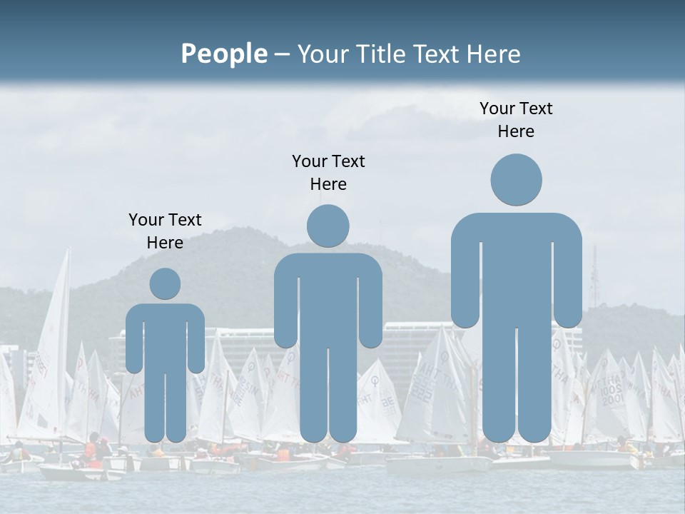 Ocean Sport Boat PowerPoint Template