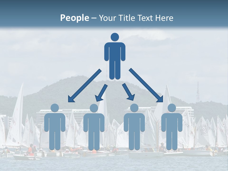 Ocean Sport Boat PowerPoint Template