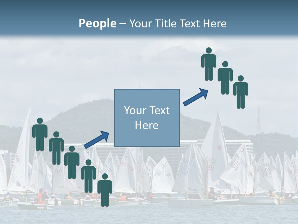 Ocean Sport Boat PowerPoint Template