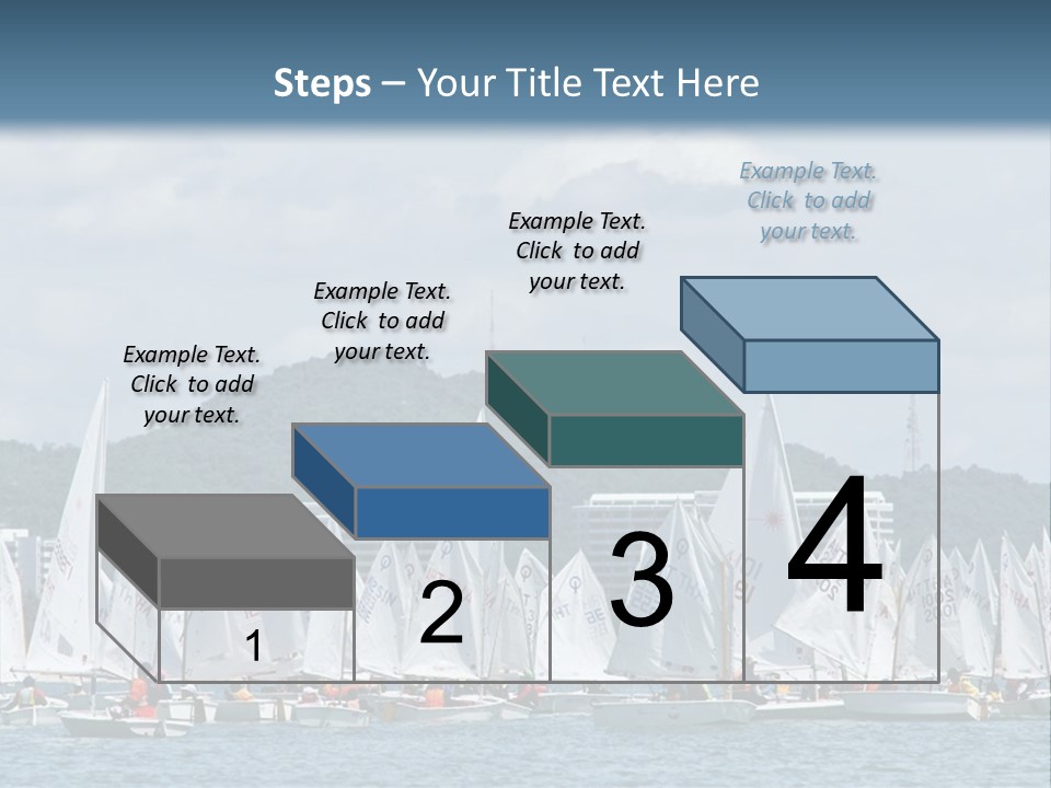 Ocean Sport Boat PowerPoint Template