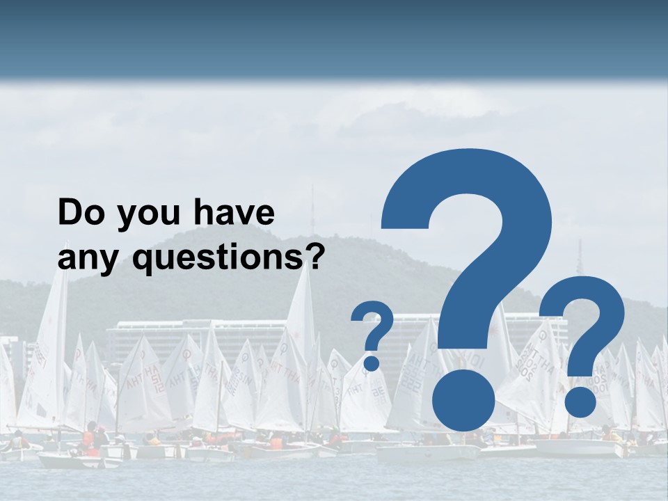 Ocean Sport Boat PowerPoint Template