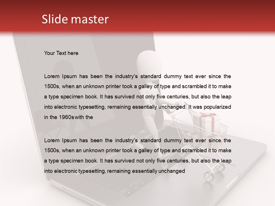 Digital Commerce Isolated PowerPoint Template