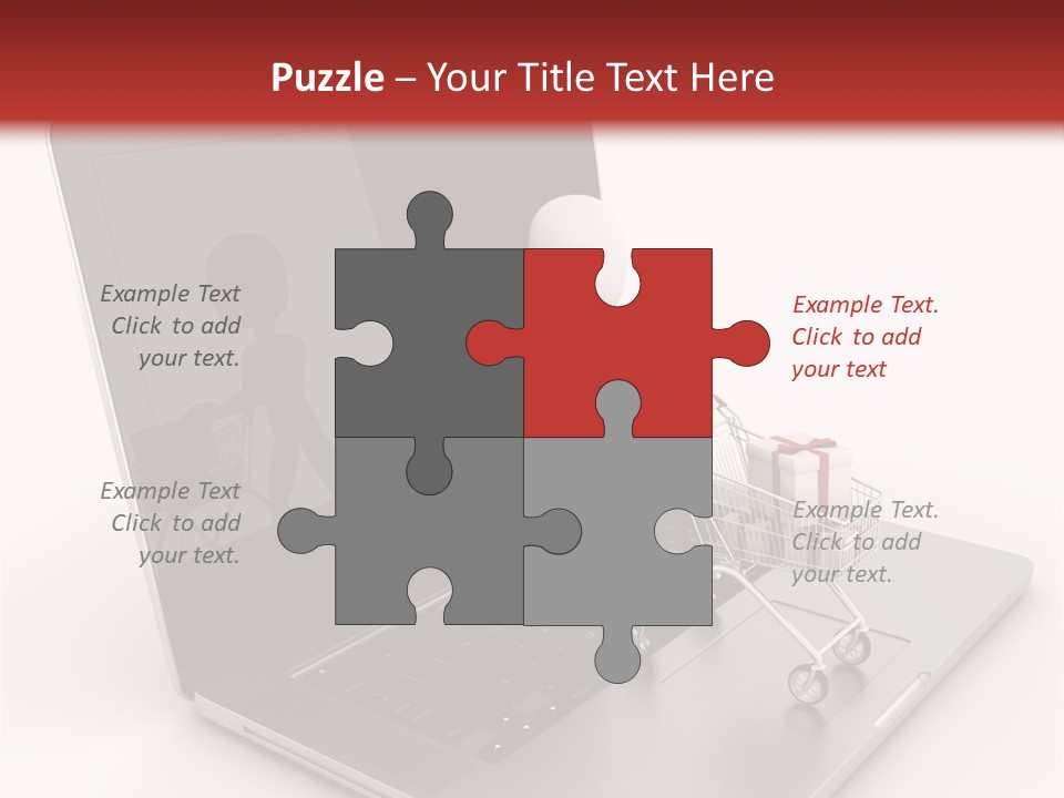 Digital Commerce Isolated PowerPoint Template