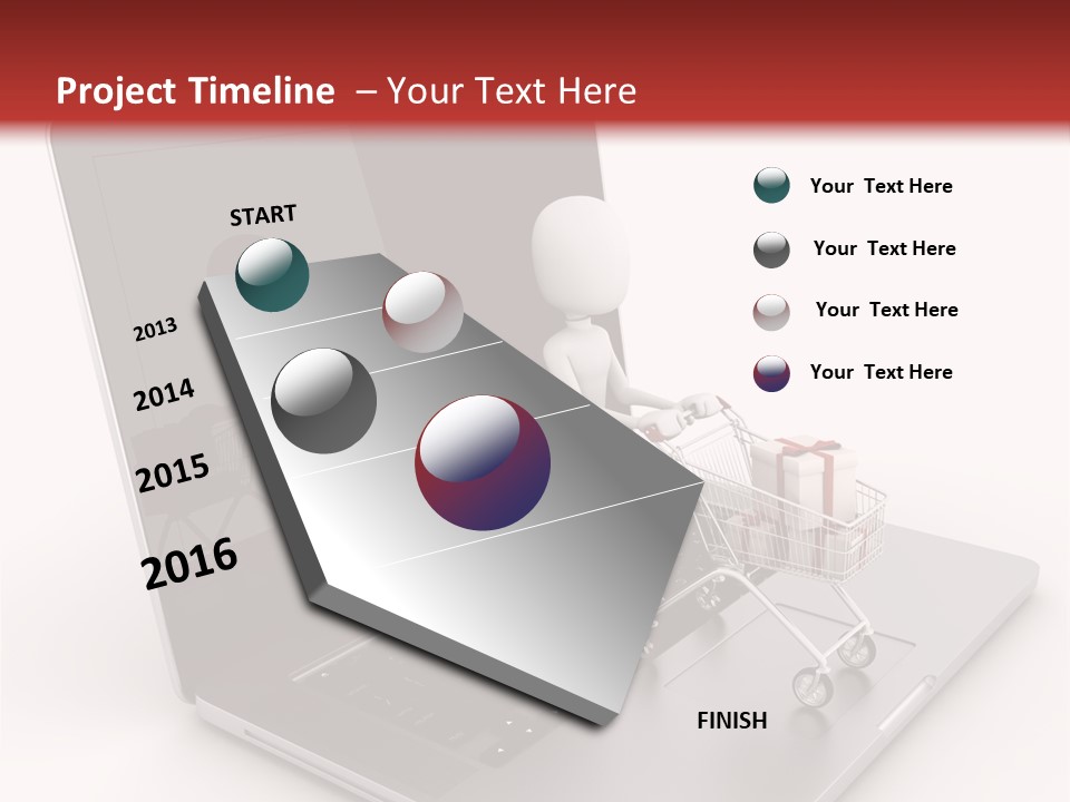 Digital Commerce Isolated PowerPoint Template