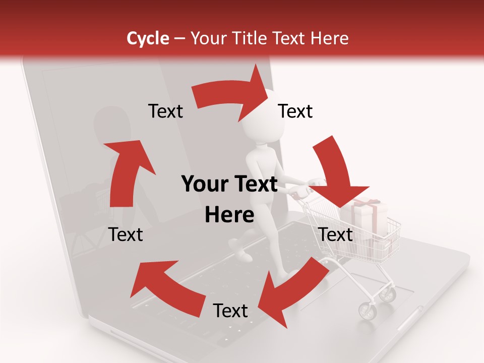 Digital Commerce Isolated PowerPoint Template