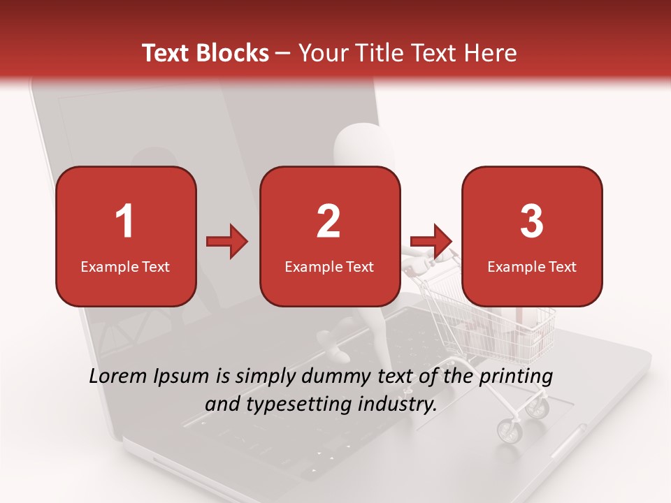 Digital Commerce Isolated PowerPoint Template