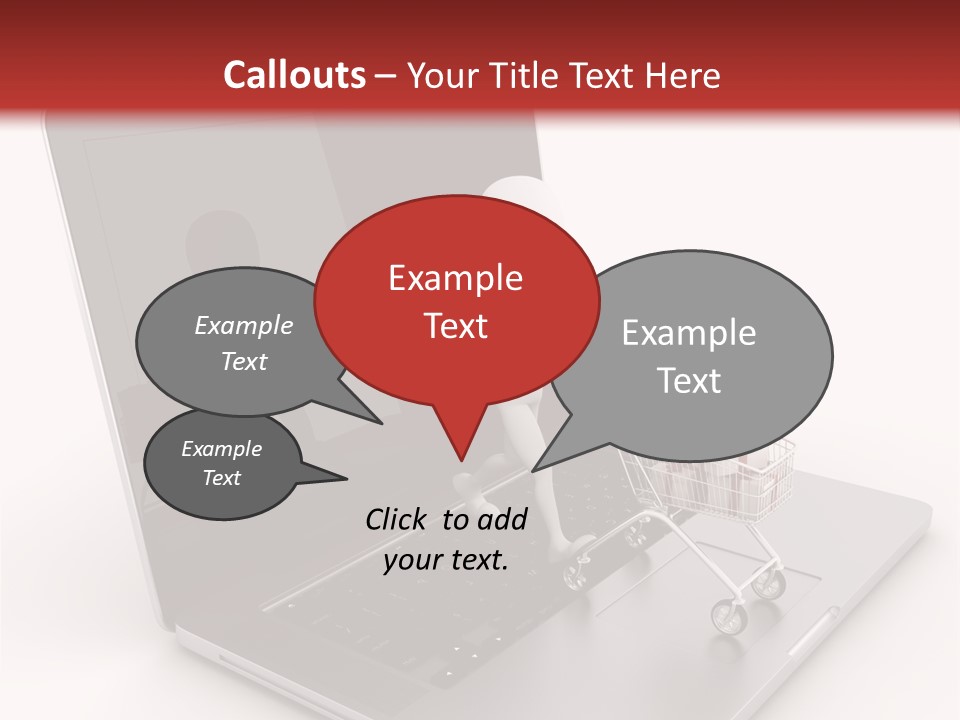 Digital Commerce Isolated PowerPoint Template