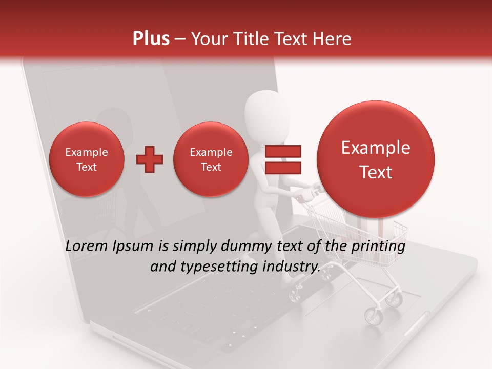 Digital Commerce Isolated PowerPoint Template