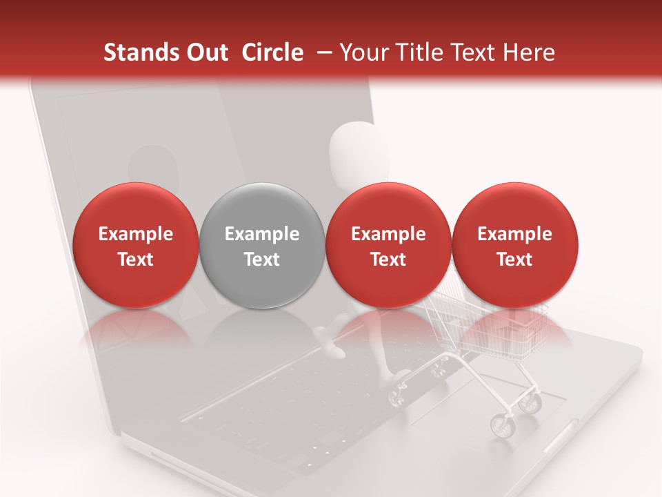 Digital Commerce Isolated PowerPoint Template